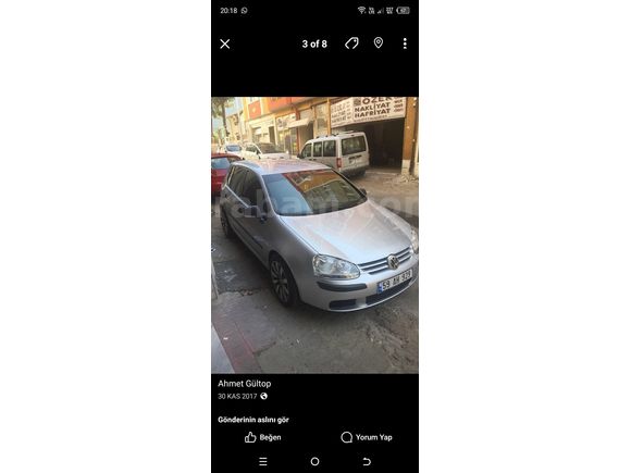 Sahibinden Volkswagen Golf 1.6 FSi Midline 2007 Model