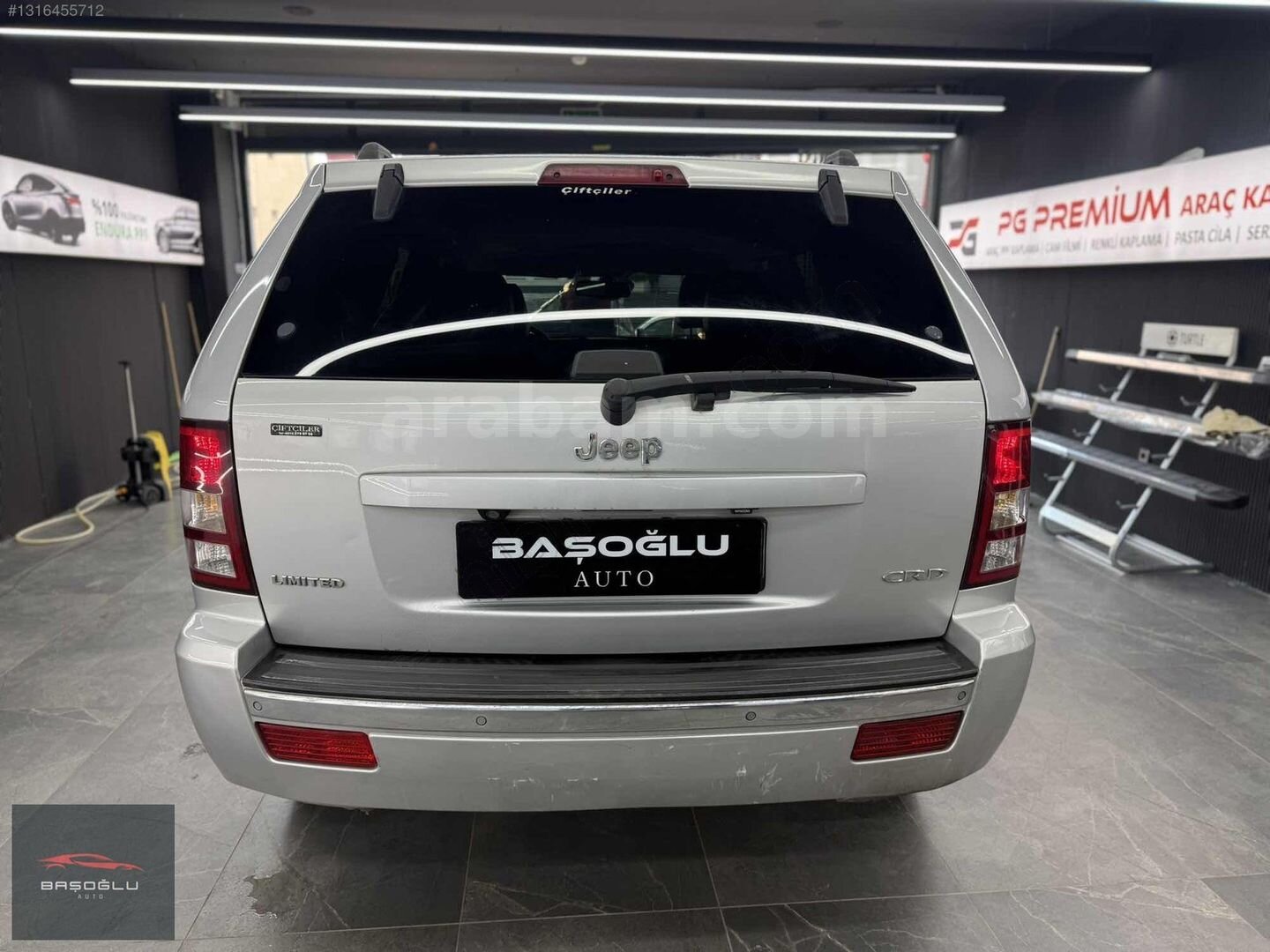 Galeriden Jeep Grand Cherokee 3.0 CRD Limited 2008 Model İstanbul 155.000 km Gri 6