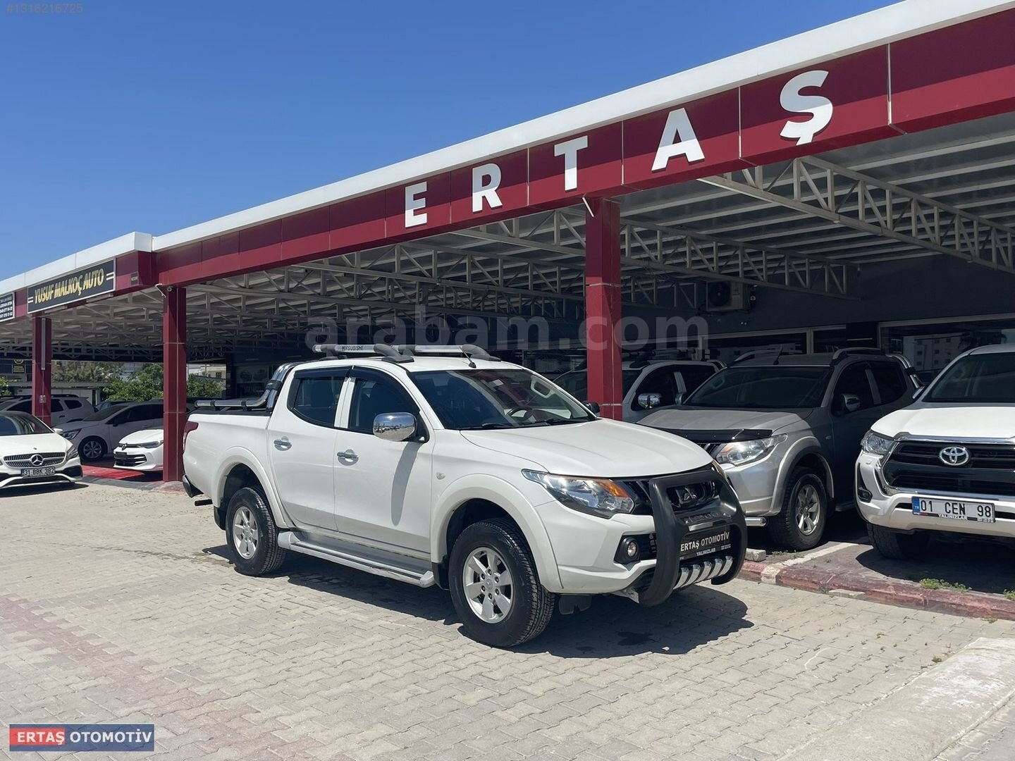 ADANA ERTAŞ 2018 MITSUBİSHİ 4x2 TORNADO BAKIMLI TEMİZ 0.99 KREDİ 1
