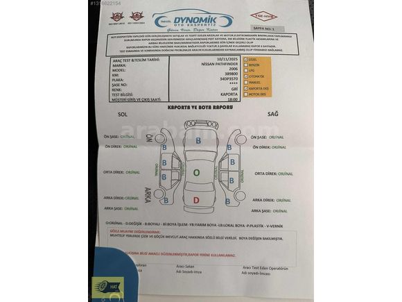 SIFIR MUAYENE FULL BAKIMLI SORUNSUZ 7 KİŞİLİK PATHFİNDER