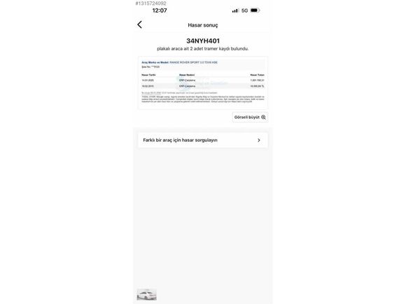 RANGE ROVER SPORT 3.0 TDV6 FULL BAKIMLI
