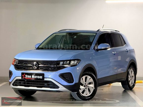 STAR MOTORS'DAN 2025 MODEL T-CROSS 1.0 TSI LİFE HATASIZ BOYASIZ