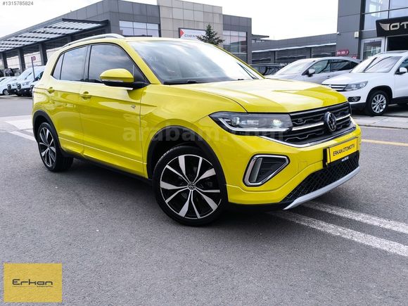 2024 MODEL VW T-CROSS 1.0TSI 115PS R-LİNE DSG 23.000'KM BOYASIZ
