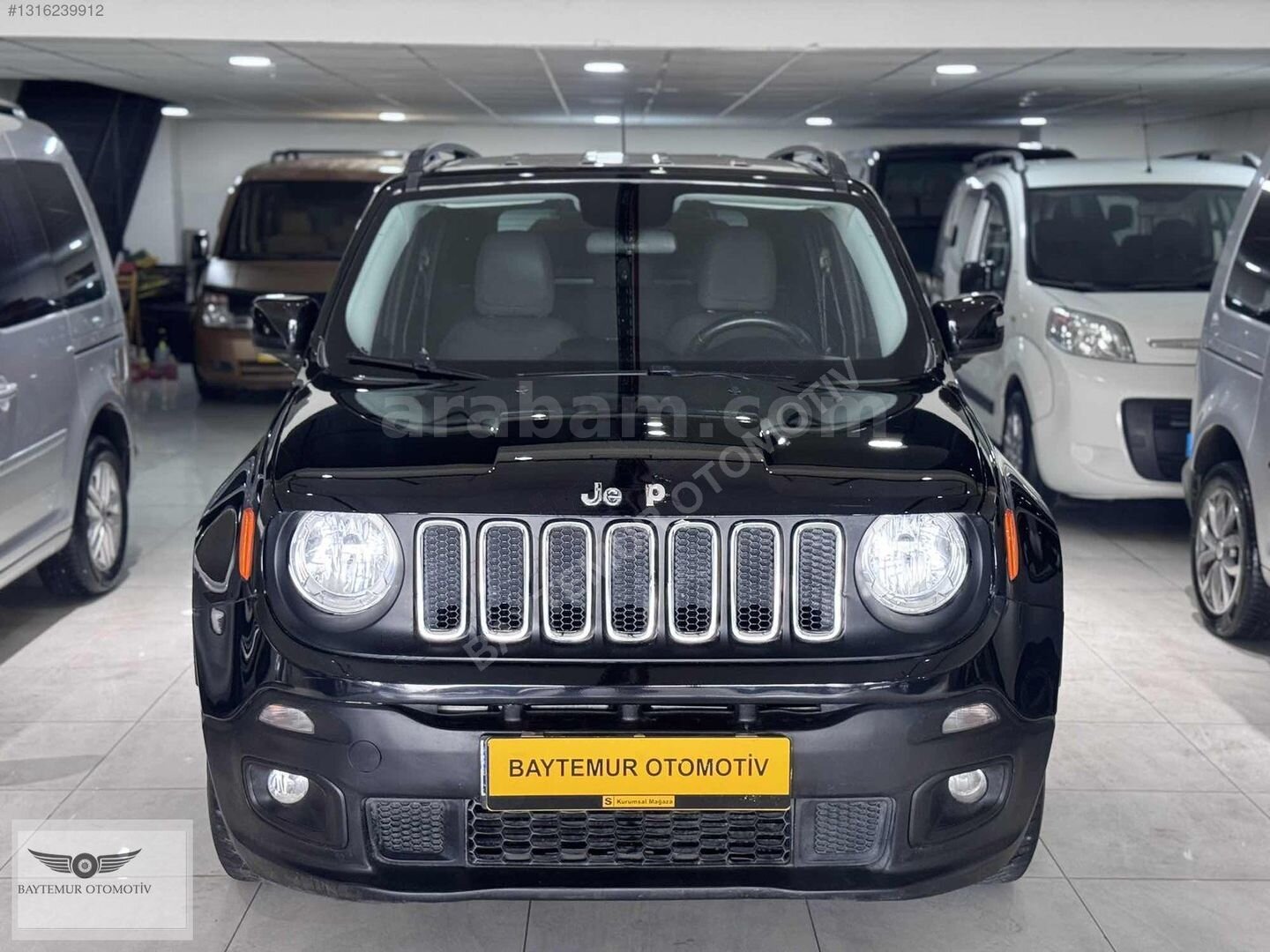 Galeriden Jeep Renegade 1.6 MultiJet Longitude 2016 Model İstanbul 210.000 km Siyah 2