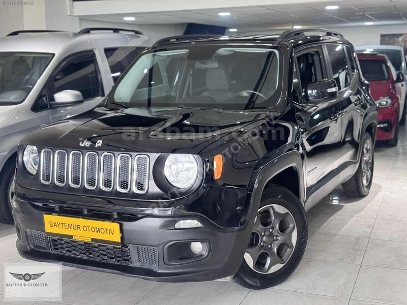 Galeriden Jeep Renegade 1.6 MultiJet Longitude 2016 Model İstanbul 210.000 km Siyah