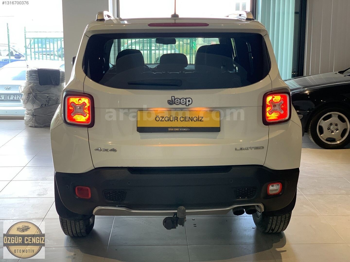 Galeriden Jeep Renegade 1.4 MultiAir Limited 2015 Model Bursa 234.000 km Beyaz 5