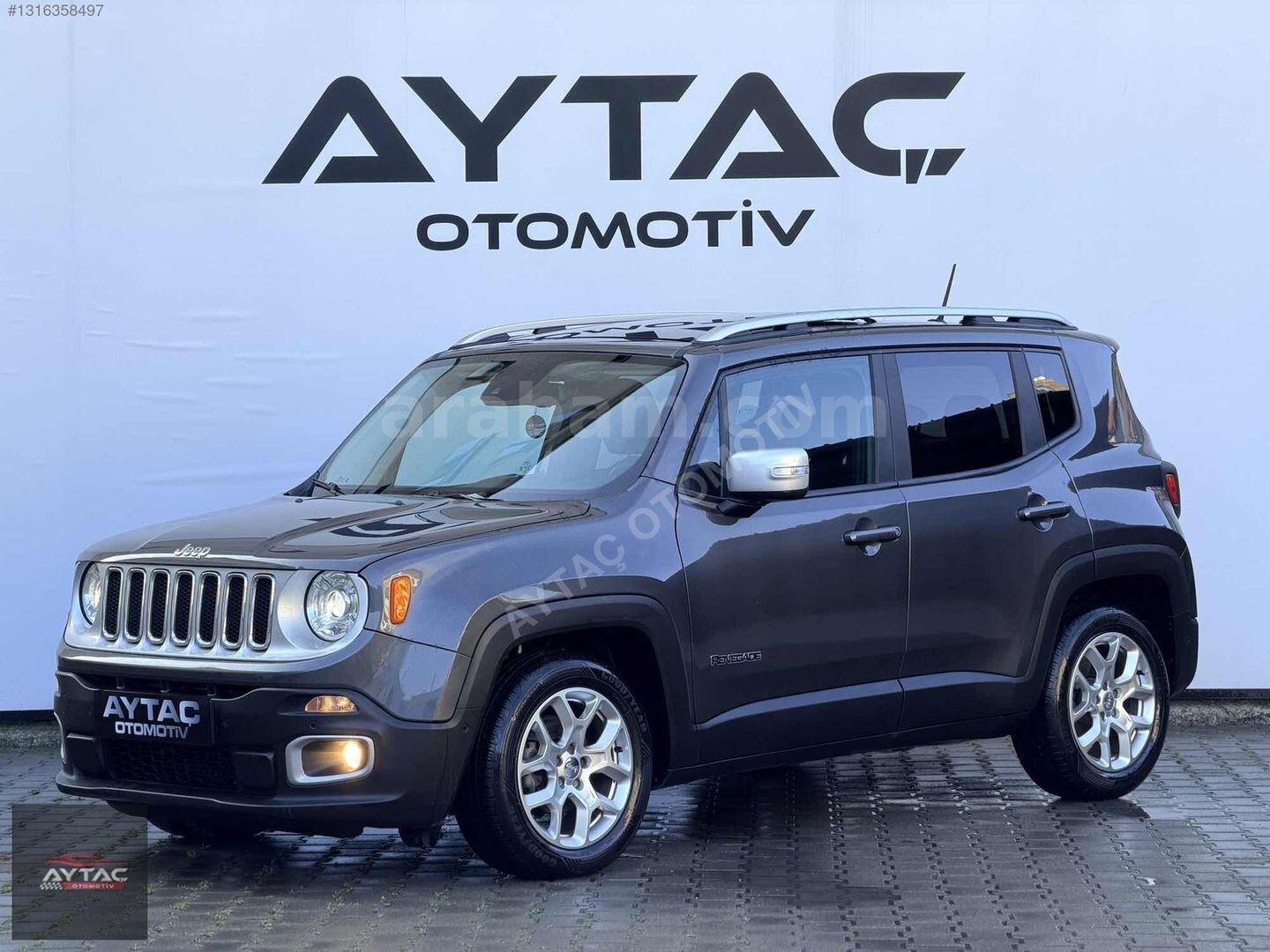 Galeriden Jeep Renegade 1.6 MultiJet Limited 2017 Model Zonguldak 143.000 km Gri 2