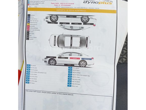 Sahibinden Fiat Doblo Combi 1.3 Multijet Premio Plus 2016 Model