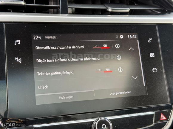 UÇAR'DAN..2021 OPEL CORSA ELEGANCE 1.2 T OTOMATİK CAM TAVANLI ..