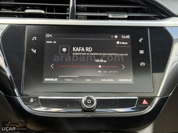 UÇAR'DAN..2021 OPEL CORSA ELEGANCE 1.2 T OTOMATİK CAM TAVANLI ..