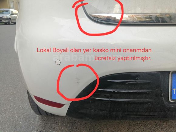 Doktordan  Renault Clio 1.5 dCi Touch 2018 Model  114.000 km Beyaz