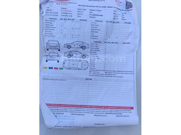 Sahibinden Renault Fluence 1.5 dCi Touch Plus 2015 Model