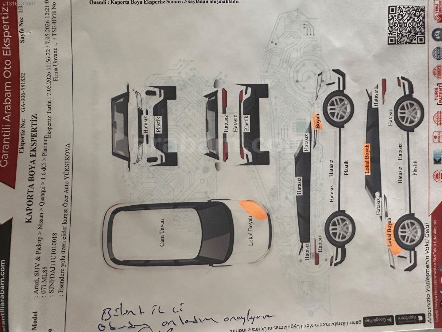 İLCİ OTOMOTİV'DEN 2014 MODEL NİSAN QAŞHQAİ KM 218 BİNDE 2