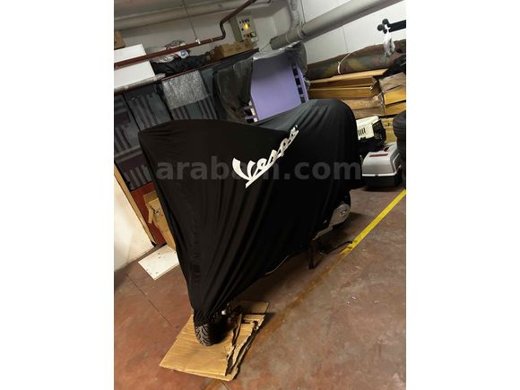 * Vespa Sprint 150 ABS Mat Black Camlı