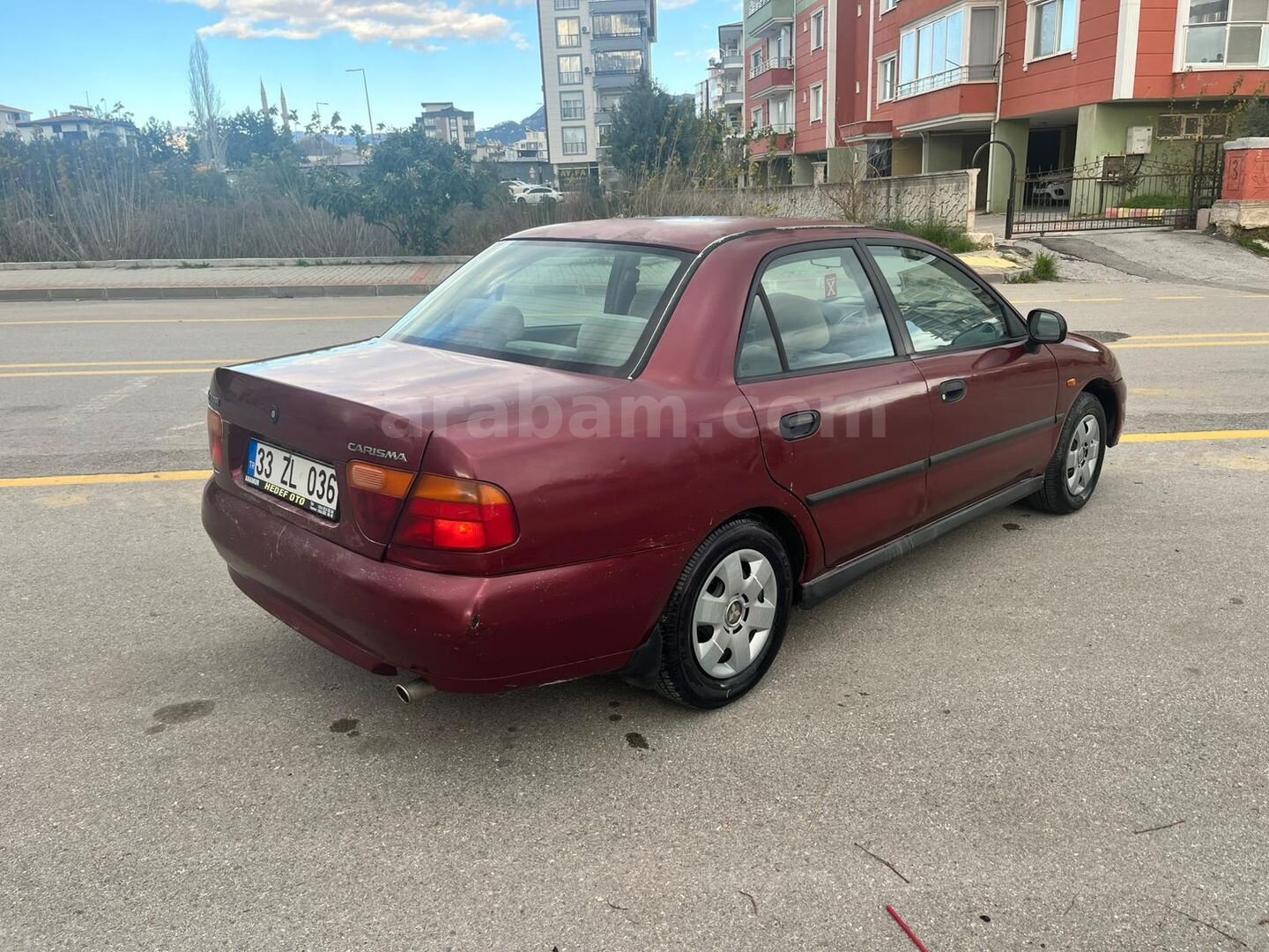 Sahibinden Mitsubishi Carisma 1.6 GLX 1999 Model Mersin 227.750 km Bordo 3