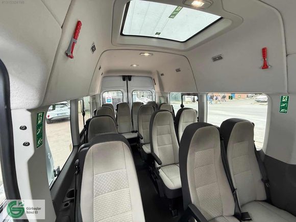 Ford Bayi Gürbaşlardan 2024 TRANSIT 16+1 ORJINAL KOLTUKLU DELUXE