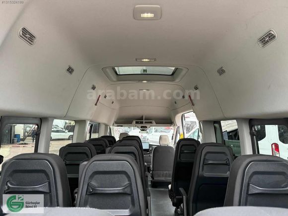 Ford Bayi Gürbaşlardan 2024 TRANSIT 16+1 ORJINAL KOLTUKLU DELUXE