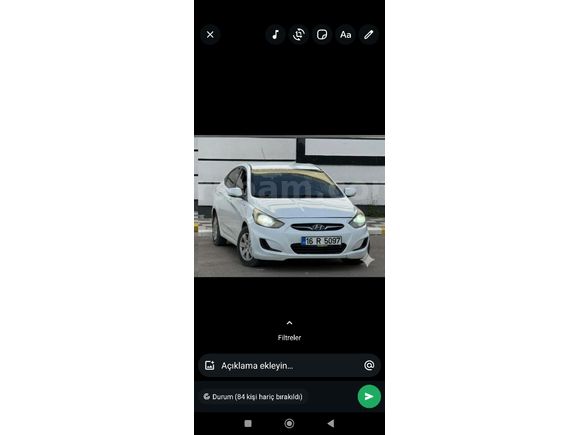 Sahibinden Hyundai Accent Blue 1.6 CRDI Biz 2014 Model  180.000 km Beyaz dosta gidecek arabadır Allah'ın izniyle her türlü ekspertize açıktır
