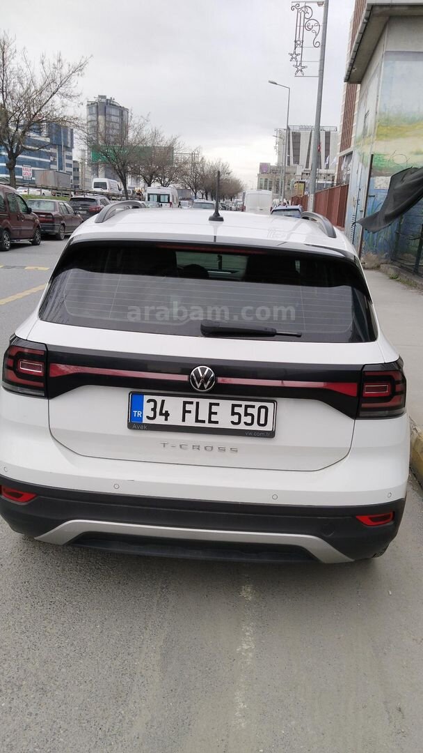 Sahibinden Volkswagen T-Cross 1.0 TSI Life 2022 Model Erzurum 45.000 km Beyaz 6