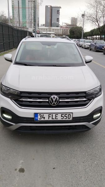 Sahibinden Volkswagen T-Cross 1.0 TSI Life 2022 Model Erzurum 45.000 km Beyaz