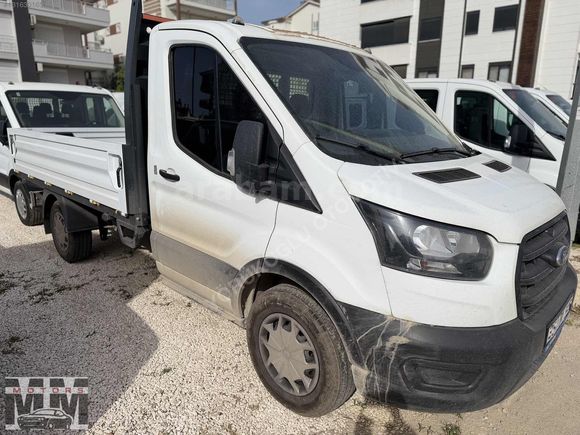 2023 TRANSİT 350 M TEK KABİN 76 BİNDE KASA SIFIR YENİ ARKA ÇEKER