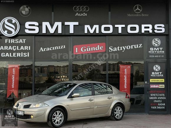 SMT MOTORS'DN 100BİNPEŞİN/36AYKREDİ/TKS/VADE/KART MEGANE