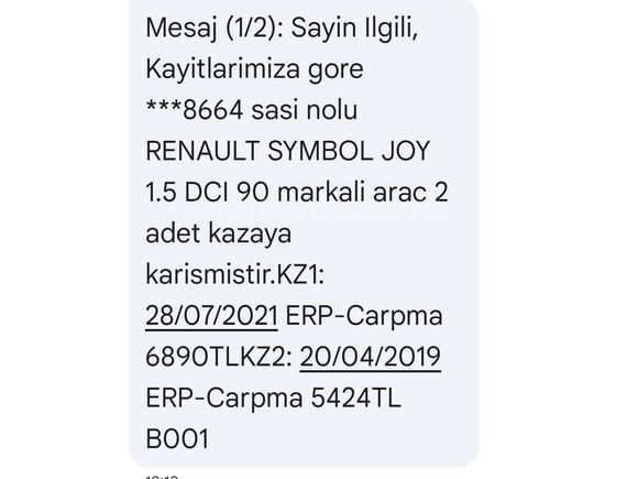 Sahibinden Renault Symbol 90 lık