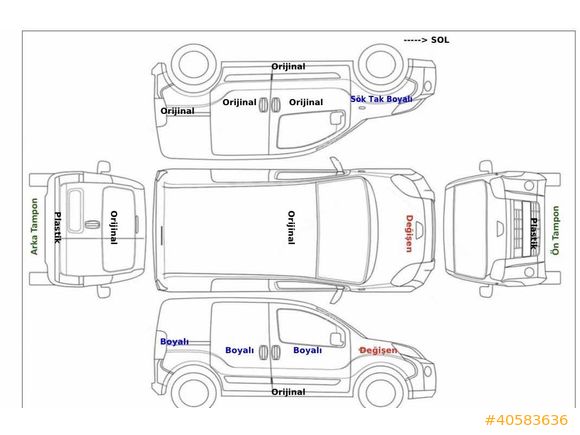 SATILIK 2019 CADYY OTOMATİK/DİZEL