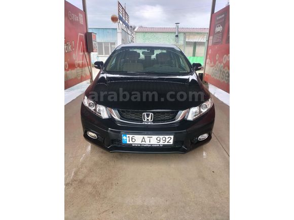 Sahibinden Honda Civic 1.6 Premium 2012 Model  170000 km Siyah