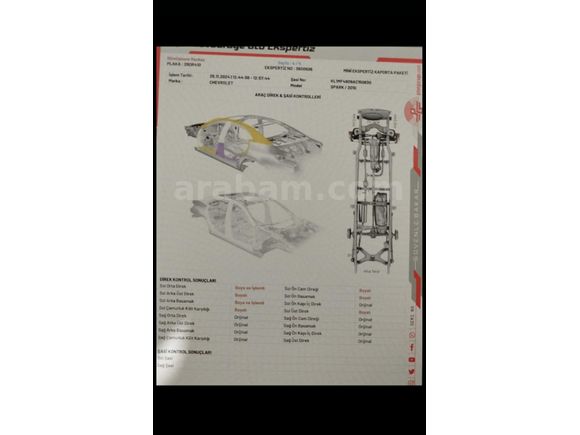 Sahibinden Chevrolet Spark 1.2 LT 2010 Model