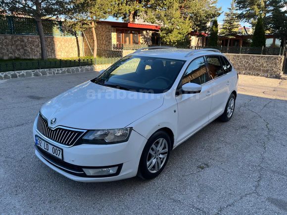 Geniş ve Ekonomik Aile Aracı,Skoda Rapid 1.2 Spaceback Ambition 2014 Model Lpg- Benzin