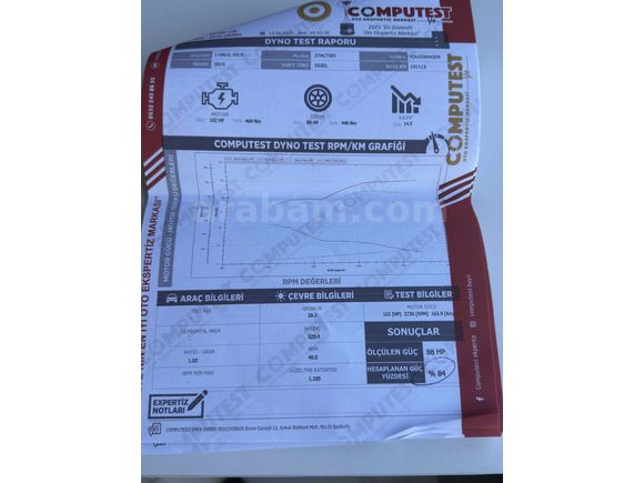 MASRAFSIZ CAM TAVAN HIGHLINE GOLF 7