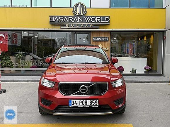 2019 ÇIKIŞLI VOLVO XC40 2.0 D3 150HP CAM TAVAN KIRMIZI FULL