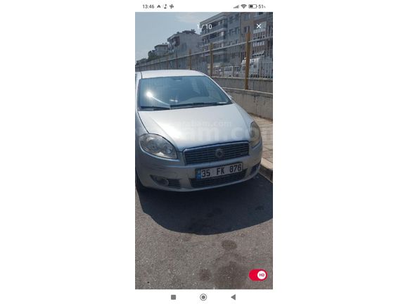Sahibinden Fiat Linea 1.3 Multijet Active Plus 2010 Model  292.000 km Gri (Gümüş)