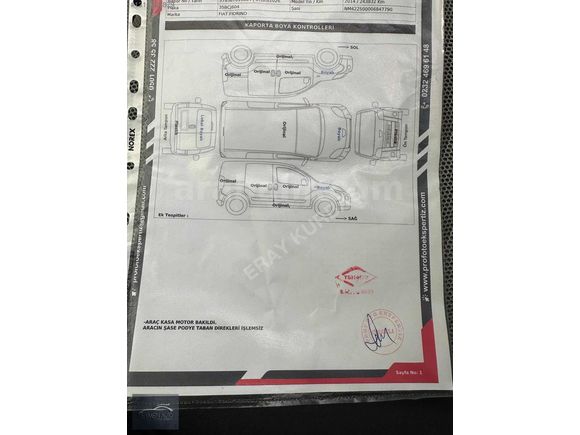 2014 EMOTİON 1.3 M JET ORJİNAL DEĞİŞENSİZ 240.000 KM