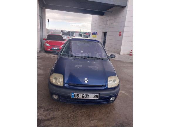 Sahibinden Renault Clio 1.4 RXT 2001 Model  198000 km Mavi