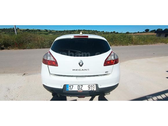 Sahibinden Renault Megane 1.5 dCi Dynamique 2012 Model  190.000 km Beyaz