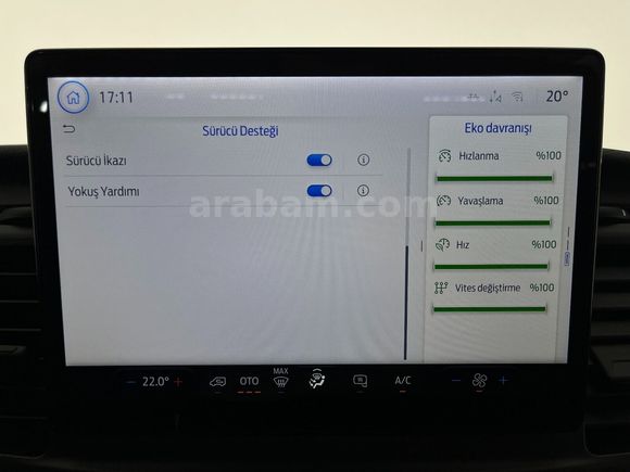 otomobil Ford Transit 350 L Duratorq Çİft Kabin