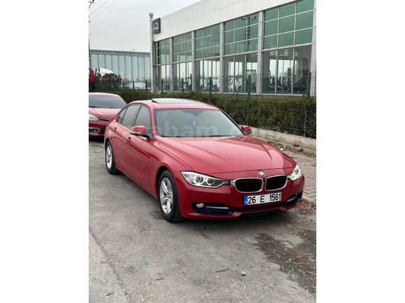 Sahibinden BMW 3 Serisi 320i ED Sport Line 2013 Model  144.000 km Kırmızı