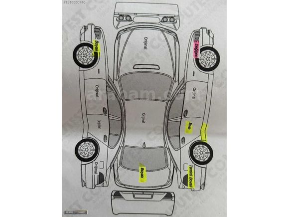 2015 MODEL ORJINAL 158BIN KM ENCOK TUTULAN 90"LIK