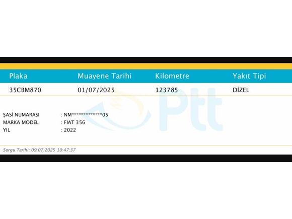 2022 FİAT EGEA 1.3 MULTİJET EASY – 152.500 KM