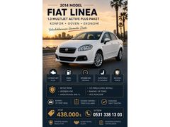 FIRSAT ARACI DOSTA GİDER MASRAFSIZ 2014 MODEL LİNEA FULL EXTRALI