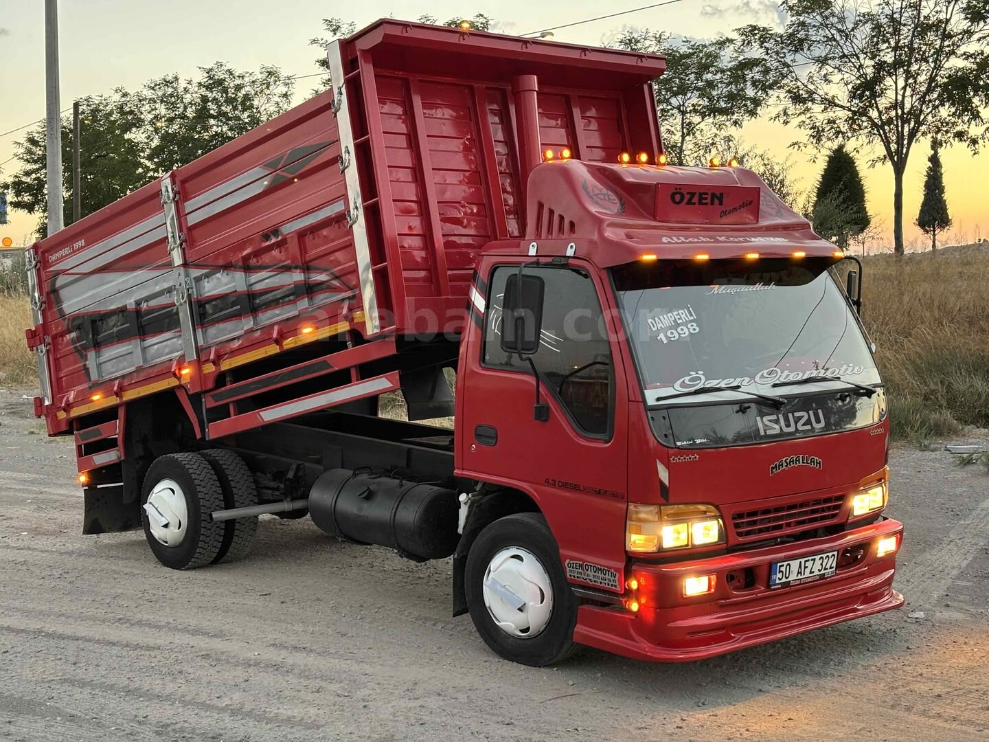 ÖZEN OTOMOTİV'DEN DAMPERLİ ISUZU NPR 1998 BAKIMLI