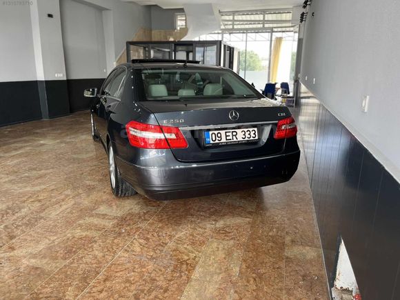 2009 MODEL MERCEDES E250 CDİ BlueEFFICIENCY Avantgare Otomatik
