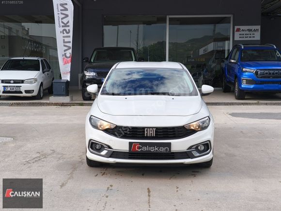 ÇALIŞKAN'DAN HATASIZ 2022 FİAT EGEA EASY PLUS KREDİ KART 12 TKST