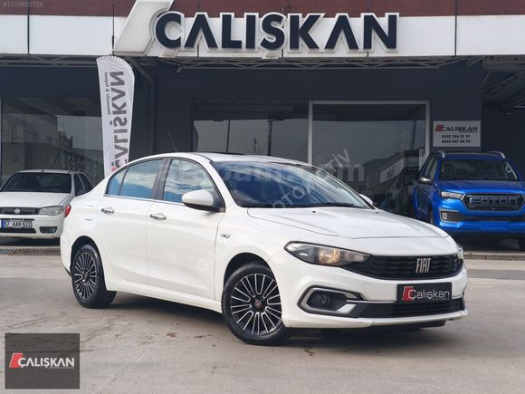 ÇALIŞKAN'DAN HATASIZ 2022 FİAT EGEA EASY PLUS KREDİ KART 12 TKST