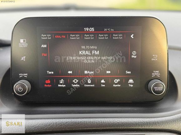 SARI OTOMOTİV'DEN HATASIZ FİAT EGEA 1.4 FİRE EASY PLUS LPG