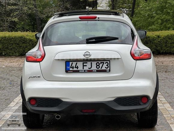 ! 61.000 KM !-NİSSAN JUKE-OTOMATİK-SKYPACK-SUNROOF-SEDEFLİ BEYAZ