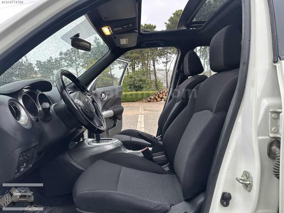 ! 61.000 KM !-NİSSAN JUKE-OTOMATİK-SKYPACK-SUNROOF-SEDEFLİ BEYAZ