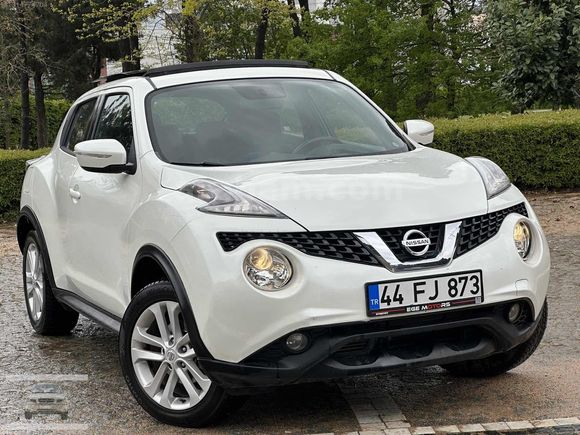 ! 61.000 KM !-NİSSAN JUKE-OTOMATİK-SKYPACK-SUNROOF-SEDEFLİ BEYAZ